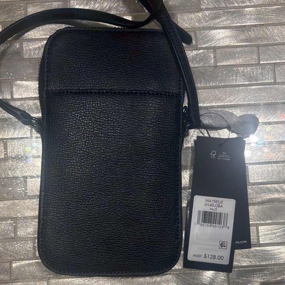 Karl Lagerfeld Black Crossbody Bag with Red and Gold Heart Accents - Picture 2 of 2